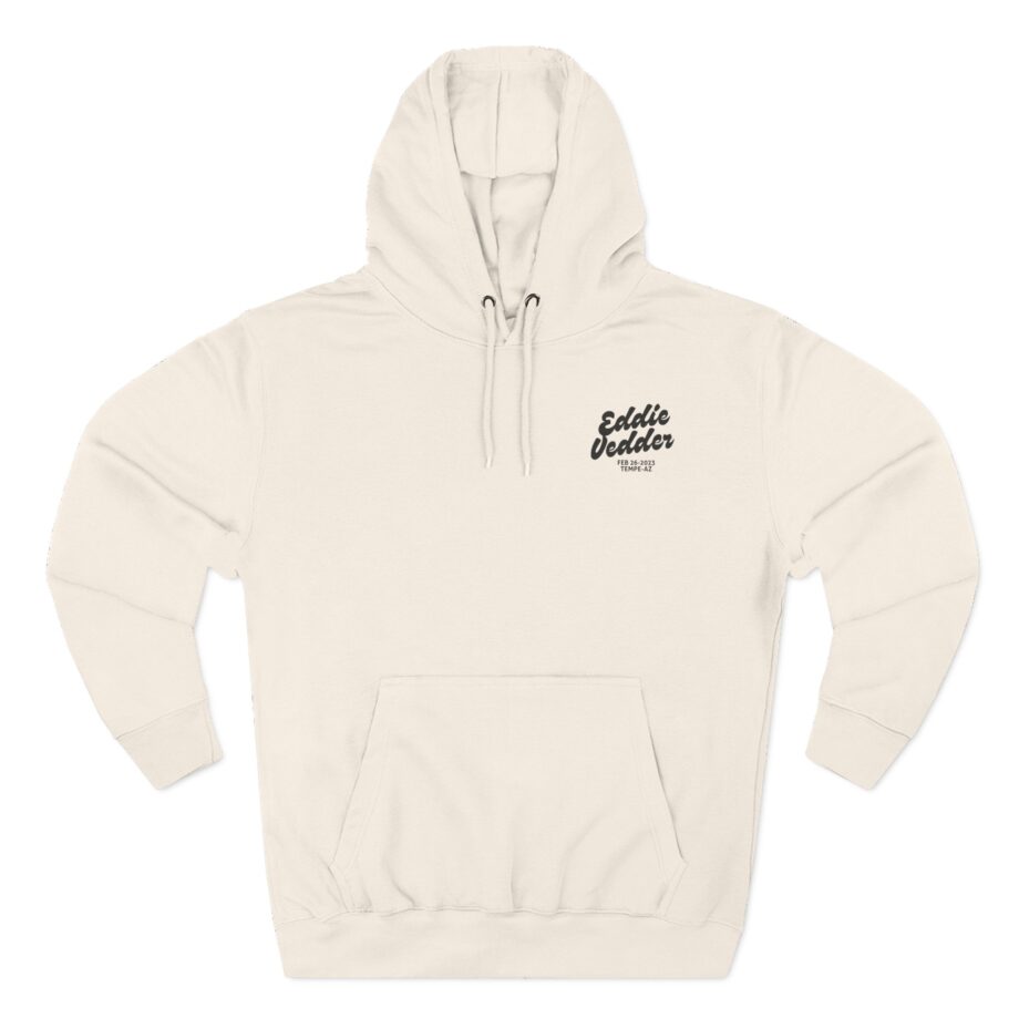 Eddie Vedder AZ Map Three-Panel Fleece Hoodie