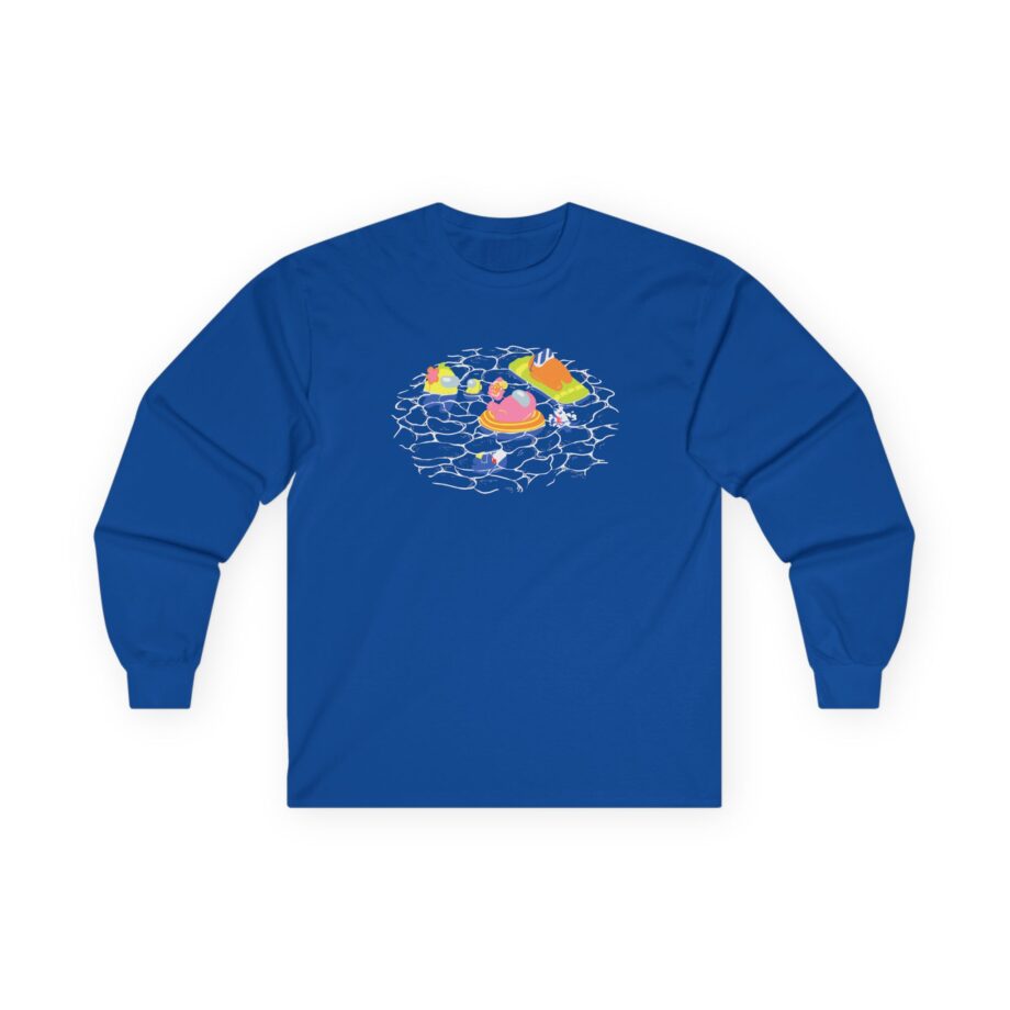 Among Us Swimming Unisex Ultra Cotton Long Sleeve Tee