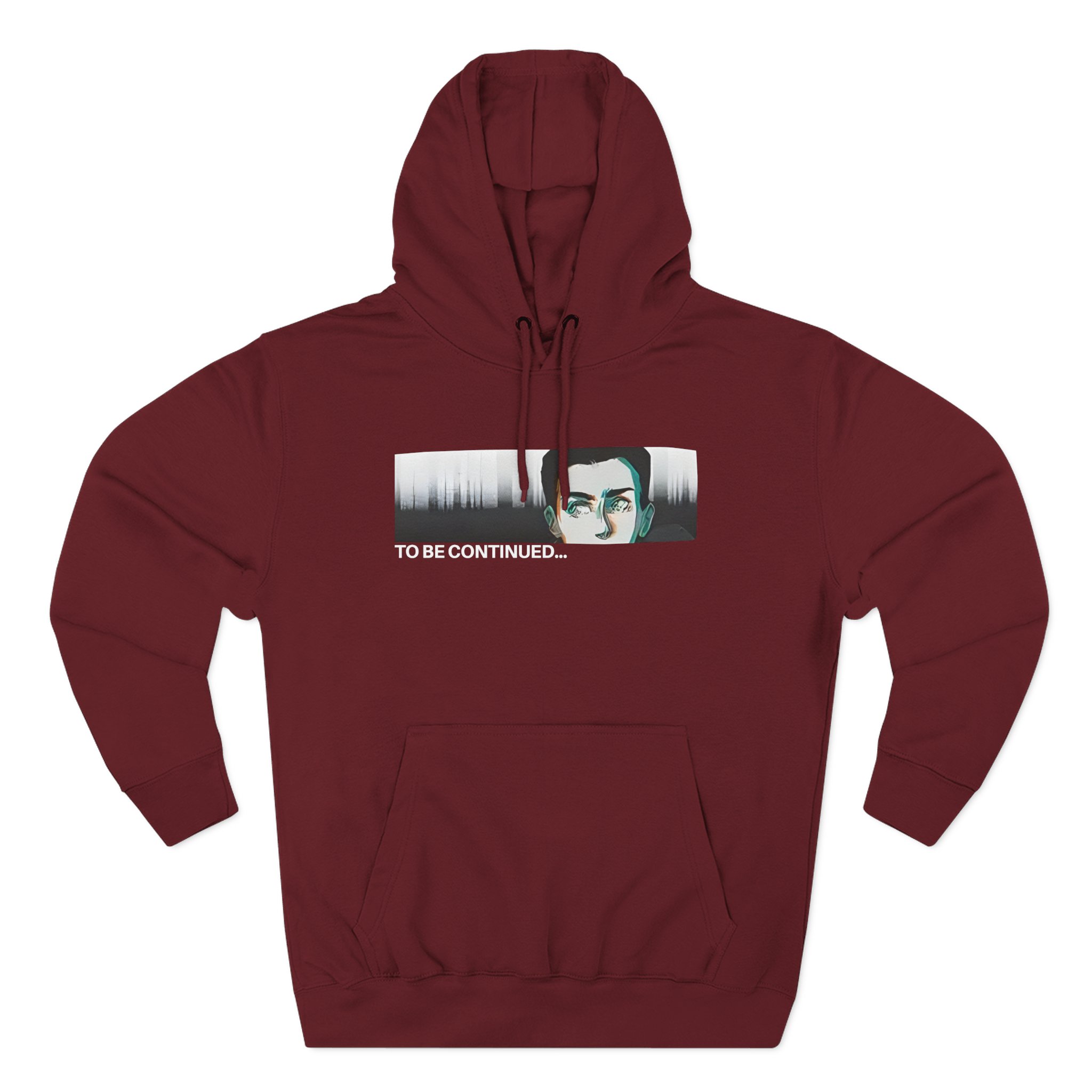 Dan and Phil Glitch Three-Panel Fleece Hoodie