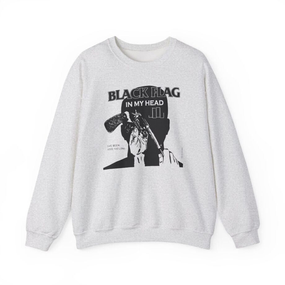 Black Flag in My Head Unisex Heavy Blend™ Crewneck Sweatshirt