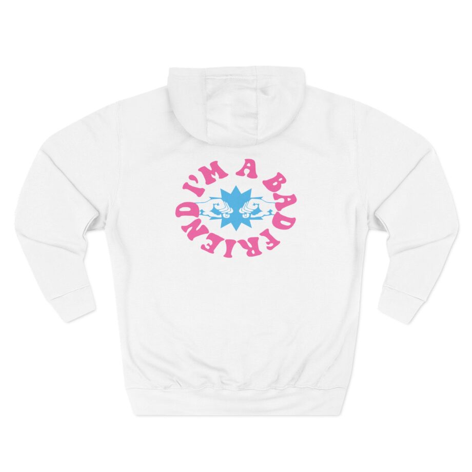 I’m a Bad Friends Tie-dye Three-Panel Fleece Hoodie