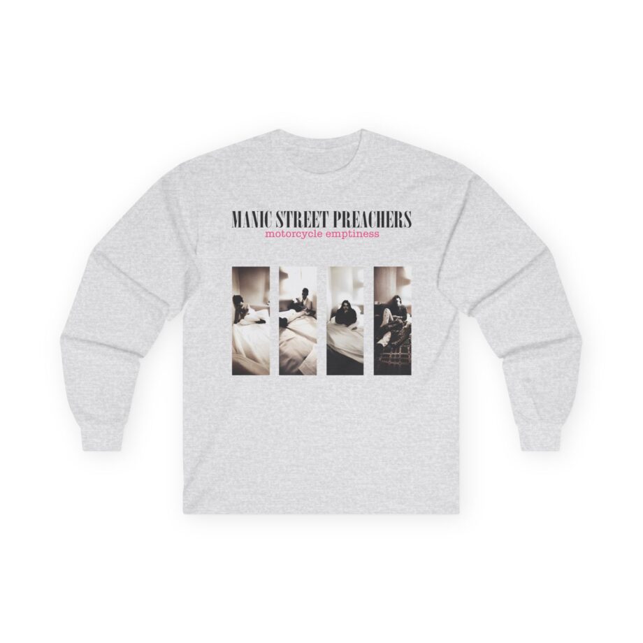 Manic Street Preachers Motorcycle Emptiness Photo Lilac Unisex Ultra Cotton Long Sleeve Tee