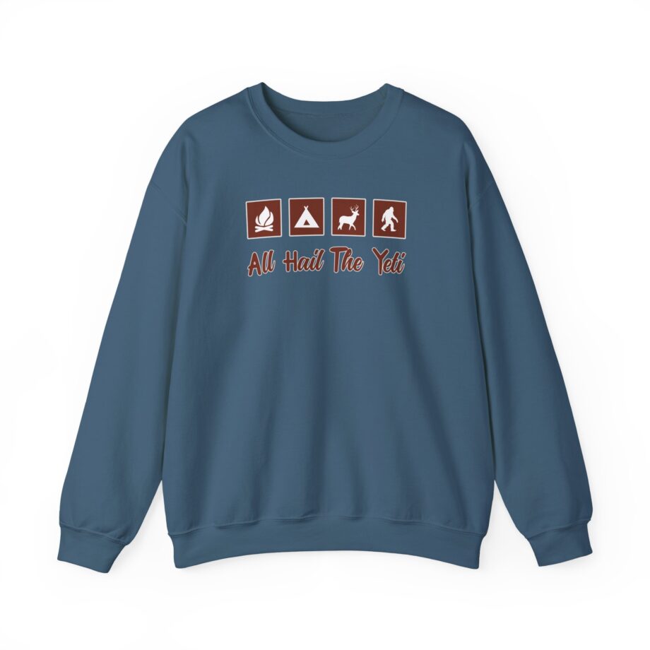 All Hail the Yeti Unisex Heavy Blend™ Crewneck Sweatshirt
