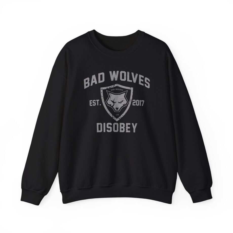 Bad Wolves Disobey Athletic Unisex Heavy Blend™ Crewneck Sweatshirt