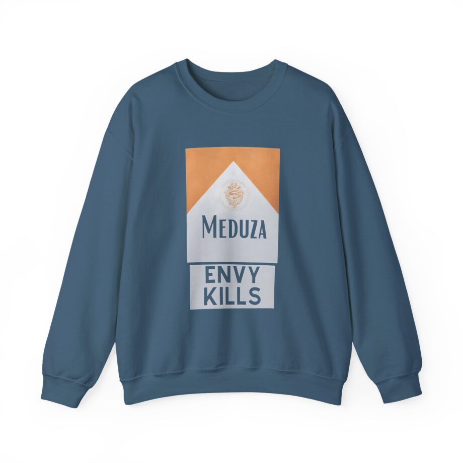Meduza Envy Boxy Tie-dyed Unisex Heavy Blend™ Crewneck Sweatshirt