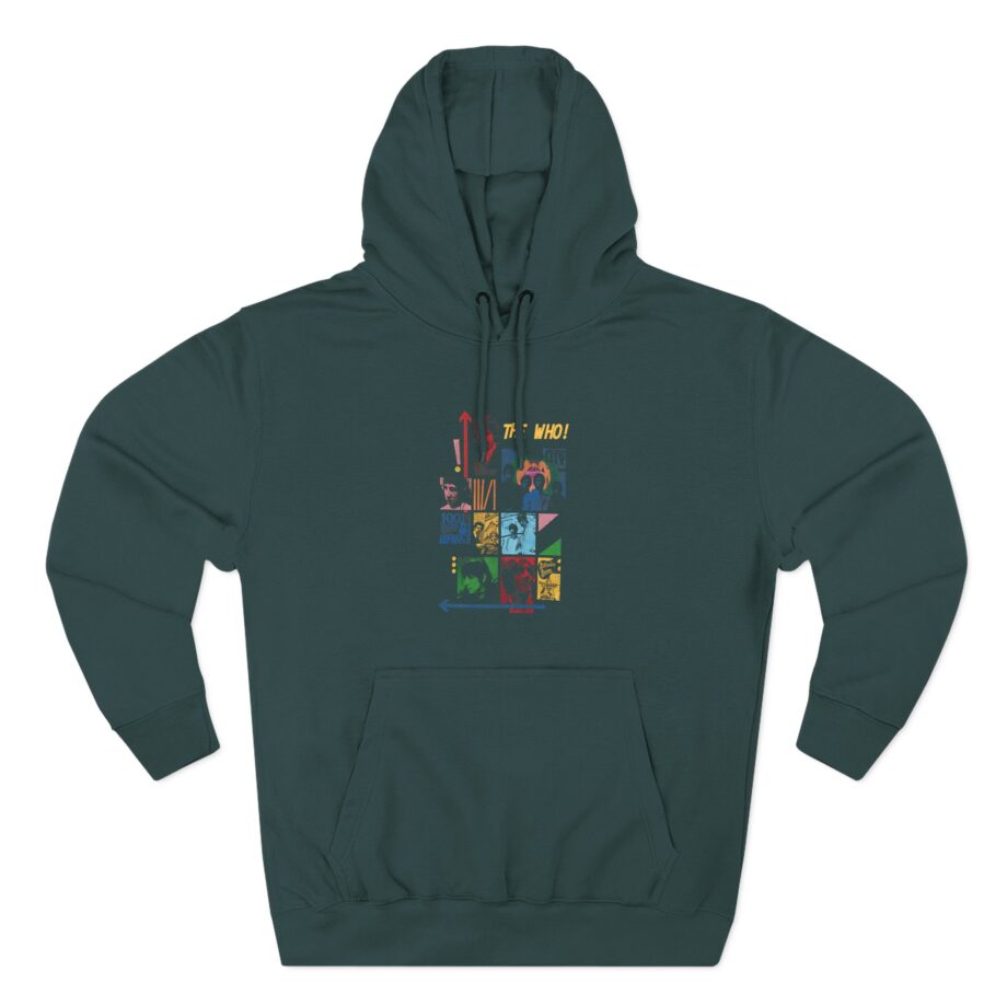 TW Collage Three-Panel Fleece Hoodie
