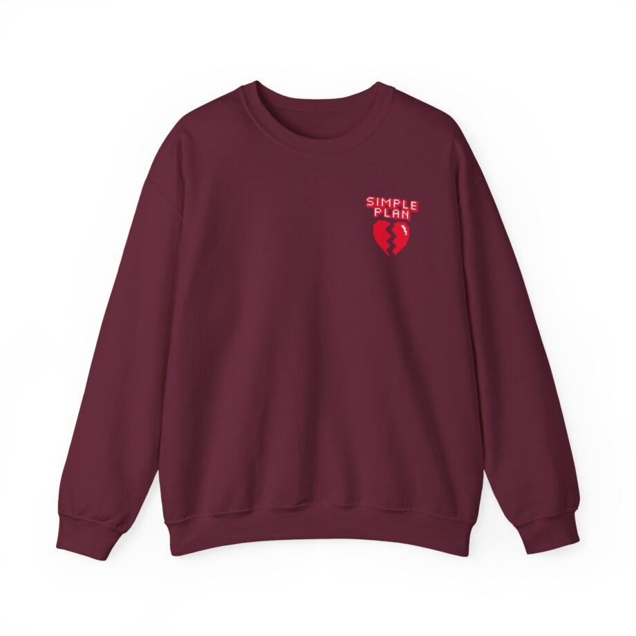 Simple Plan 90's Computer Unisex Heavy Blend™ Crewneck Sweatshirt