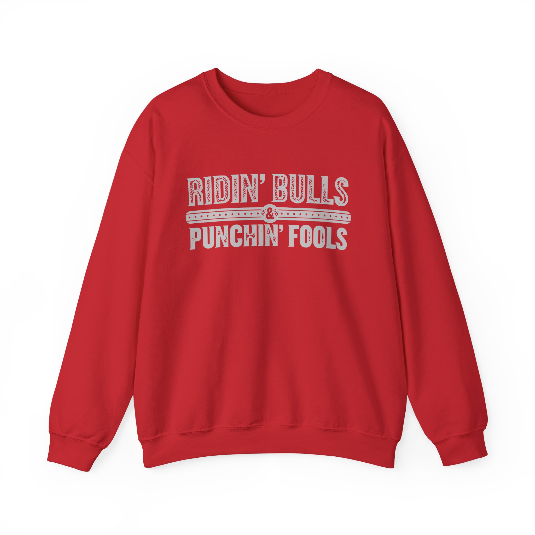 Dale Brisby Ridin' Bulls & Punchin' Fools Unisex Heavy Blendâ„¢ Crewneck Sweatshirt
