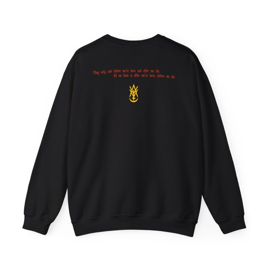 Amigo the Devil Born Against Unisex Heavy Blend™ Crewneck Sweatshirt