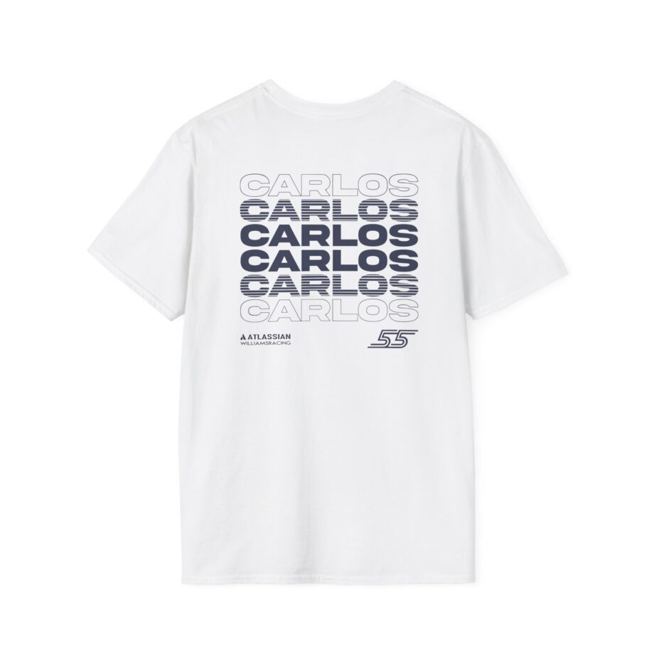 Carlos Sainz Atlassian Williams Racing Unisex Softstyle T-Shirt