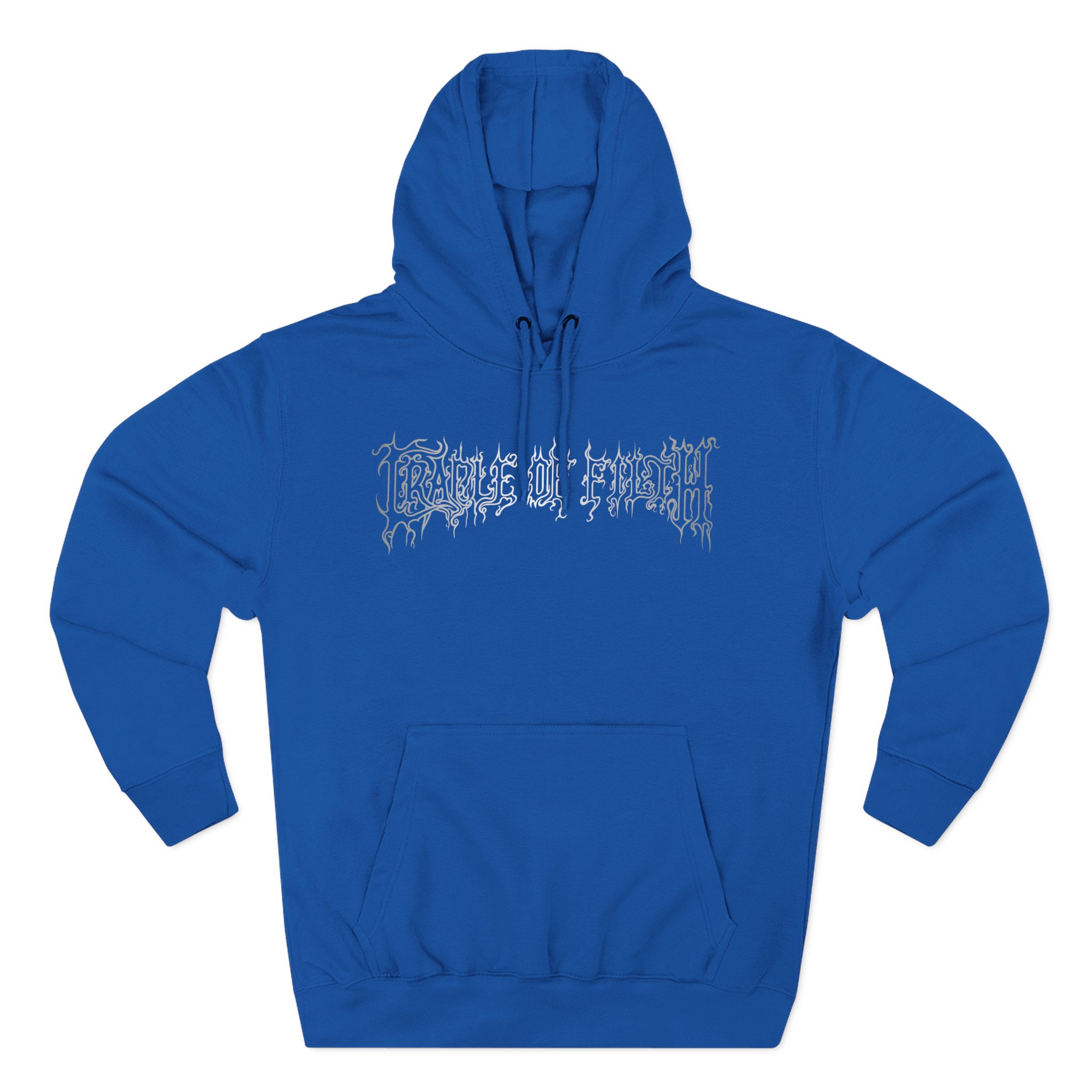 Cradle of Filth Silver Logo Three-Panel Fleece Hoodie