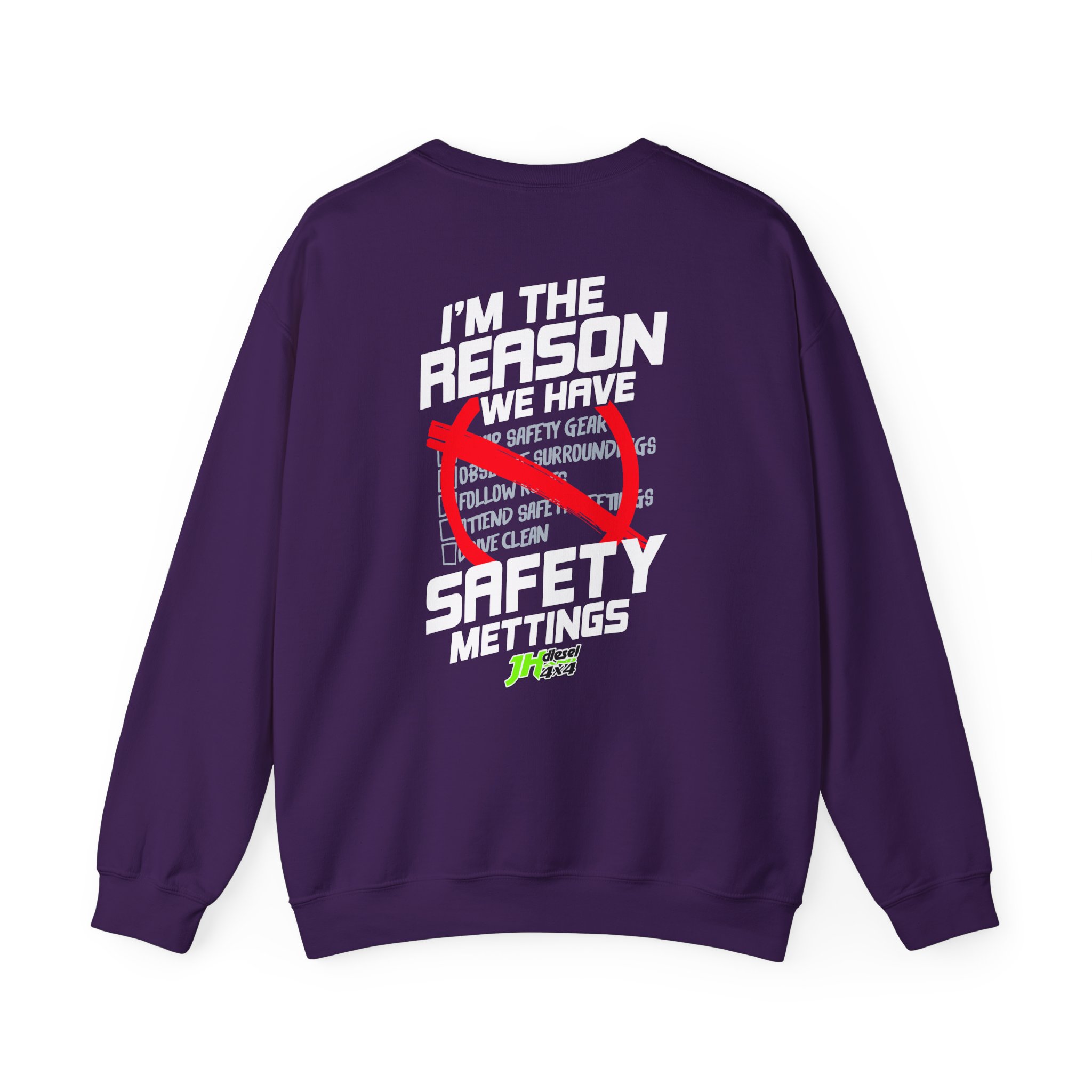 Cleetus Mcfarland Jh's Safety Meeting Unisex Heavy Blendâ„¢ Crewneck Sweatshirt
