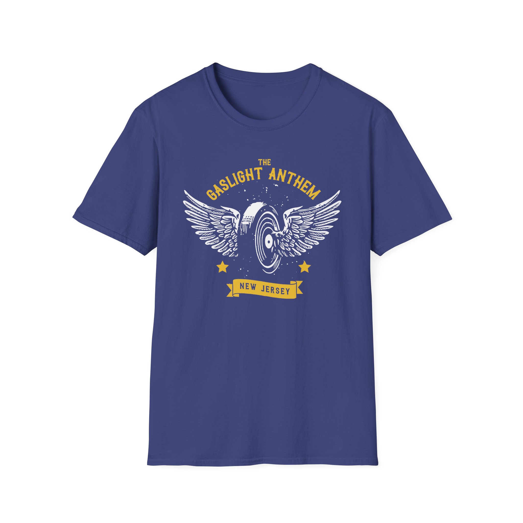 Gaslight Anthem Flying Wheel Unisex Softstyle T-Shirt