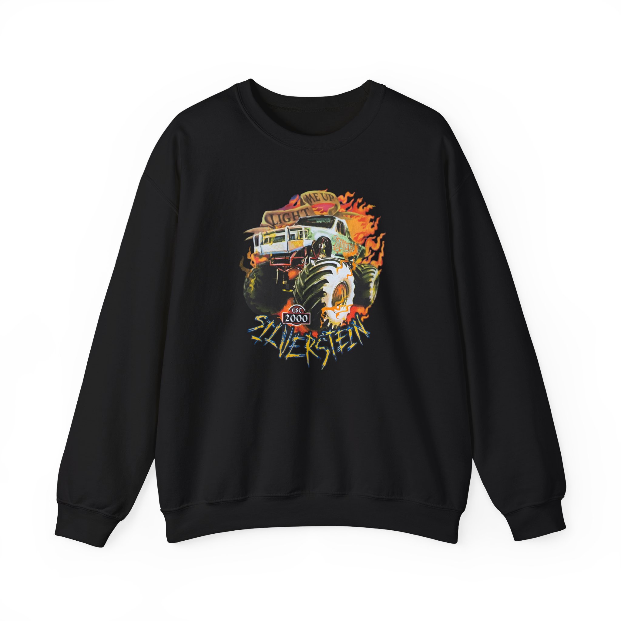 Silverstein Light Me Up Unisex Heavy Blendâ„¢ Crewneck Sweatshirt