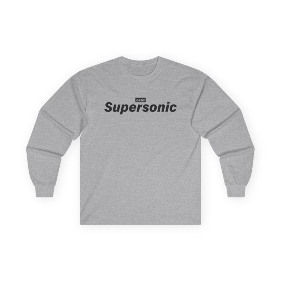Oasis Supersonic Unisex Ultra Cotton Long Sleeve Tee