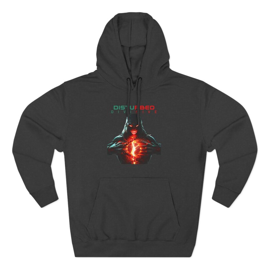 Disturbed Divisive Three-Panel Fleece Hoodie