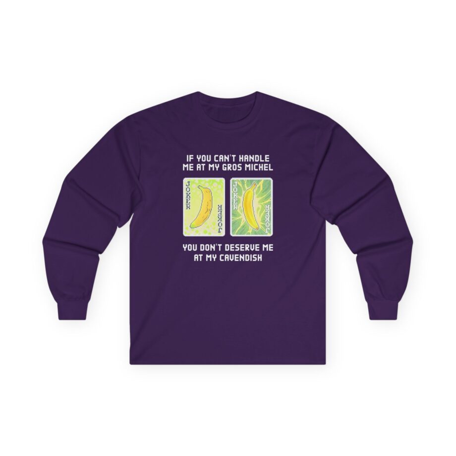 Balatro Gros Michel and Cavendish Jokker Banana  Unisex Ultra Cotton Long Sleeve Tee