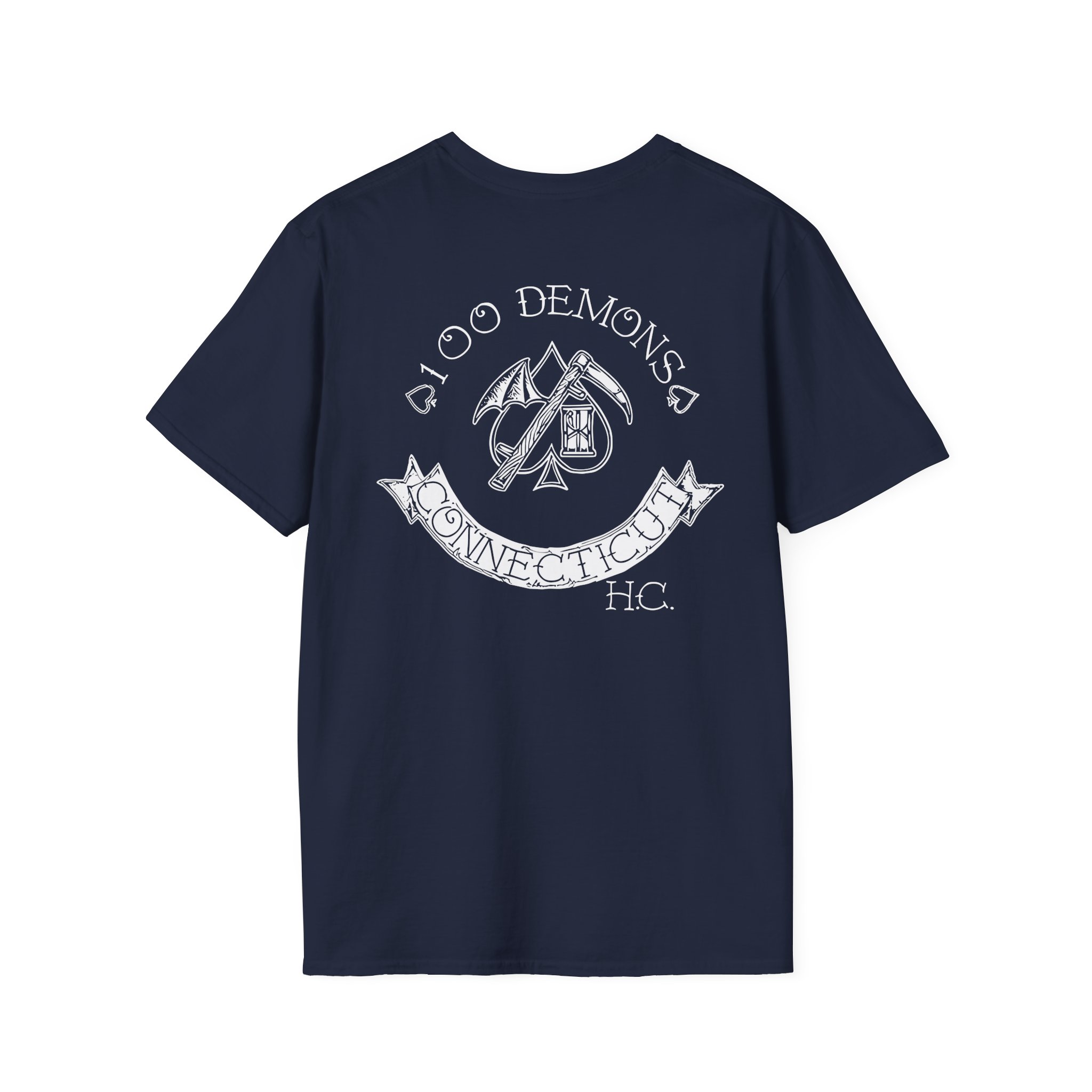 100 Demons Spade Sickle Unisex Softstyle T-Shirt