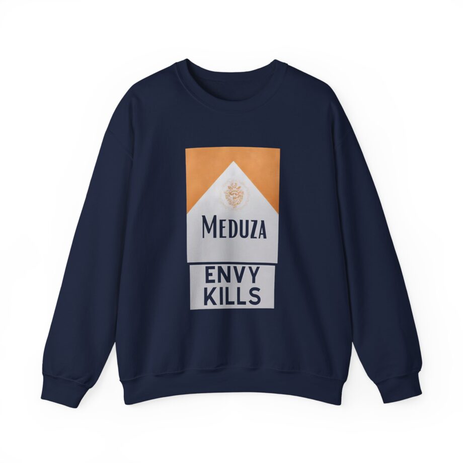 Meduza Envy Boxy Tie-dyed Unisex Heavy Blend™ Crewneck Sweatshirt