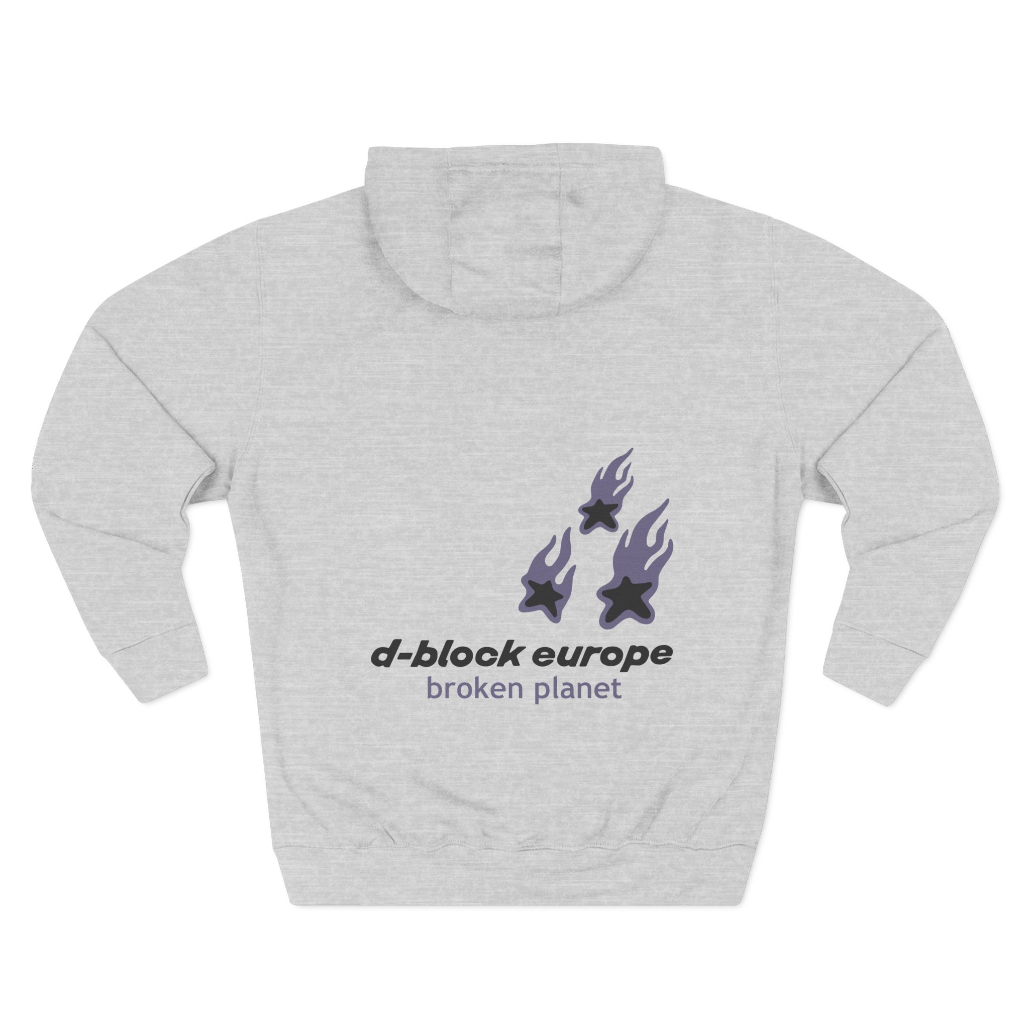 D Block Europe Broken Planet Three-panel Fleece Hoodie
