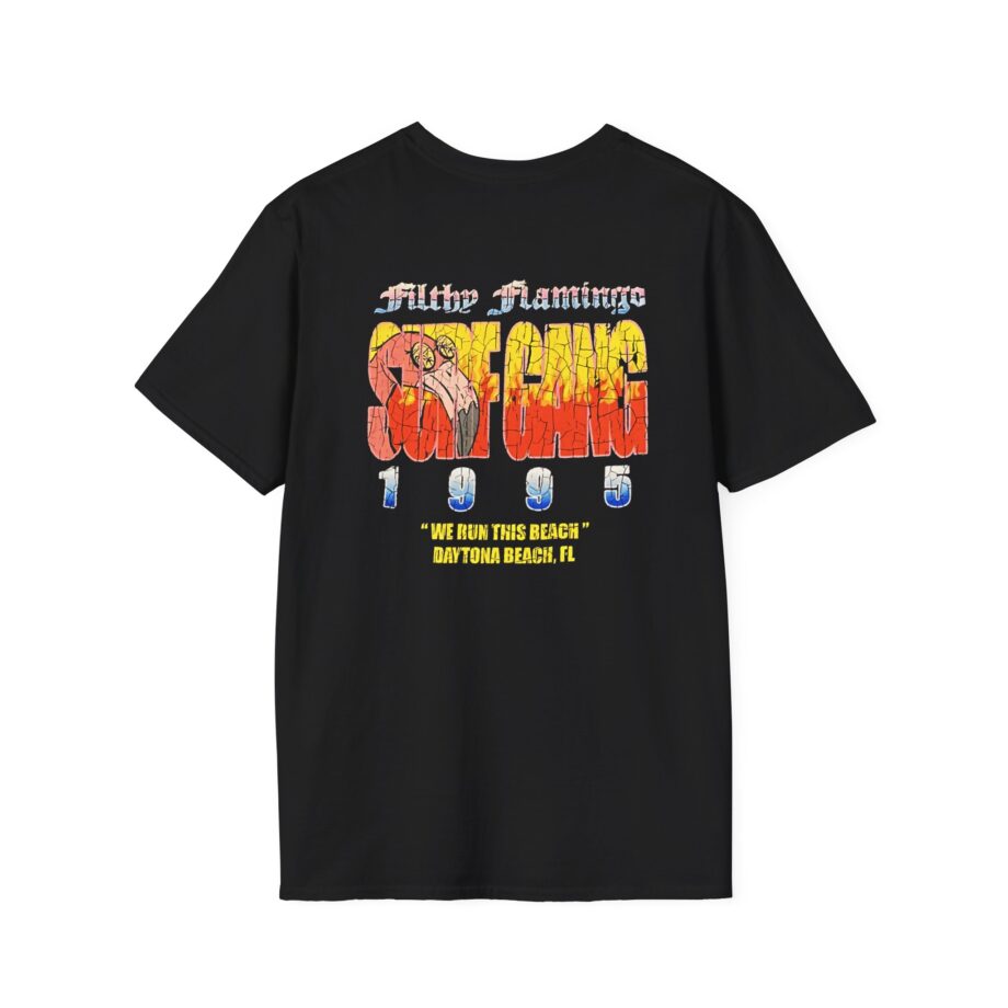 Surf Gang Filthy Flamingo Unisex Softstyle T-Shirt