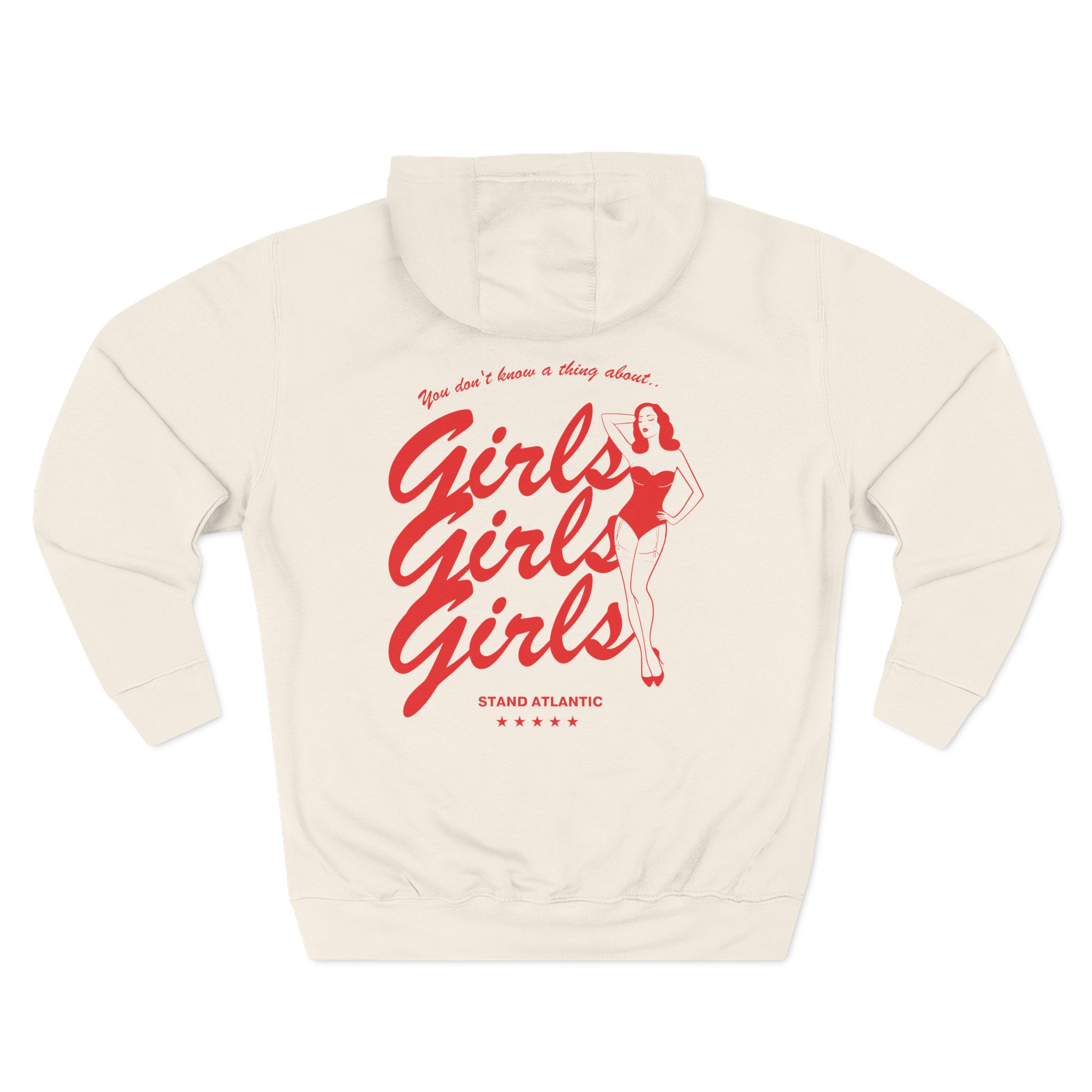 Stand Atlantic Girls Three-Panel Fleece Hoodie