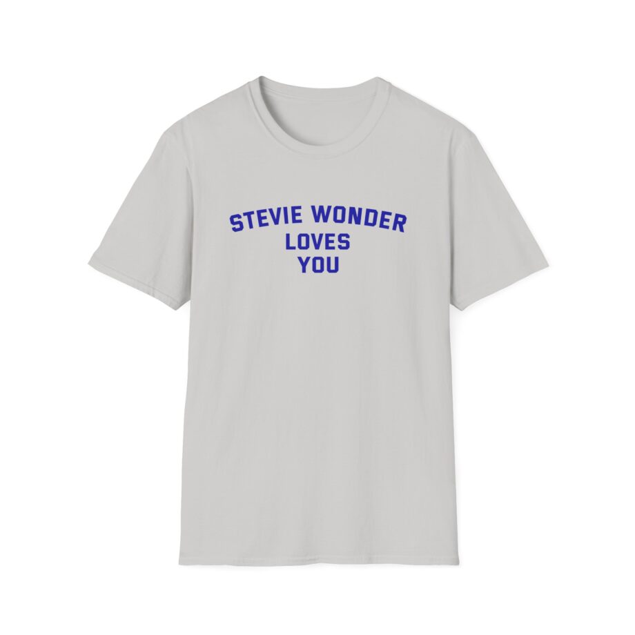 Stevie Wonder Loves You Unisex Softstyle T-Shirt