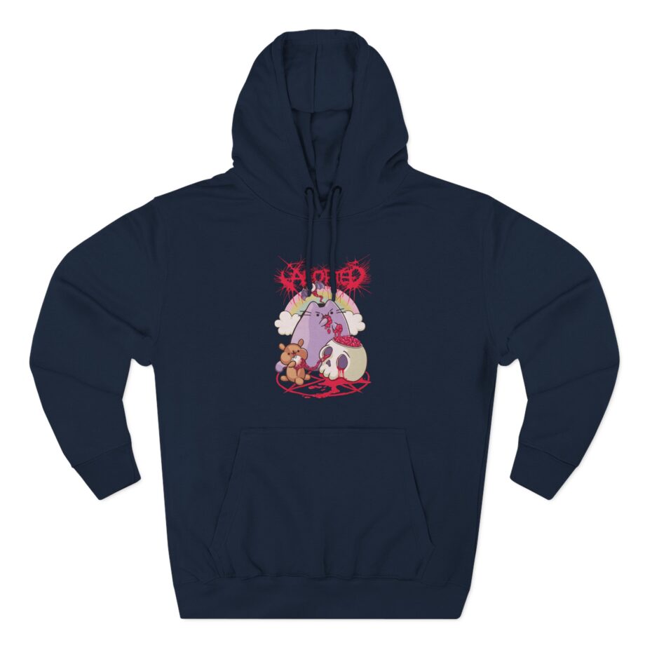 Aborted NomNom Three-Panel Fleece Hoodie