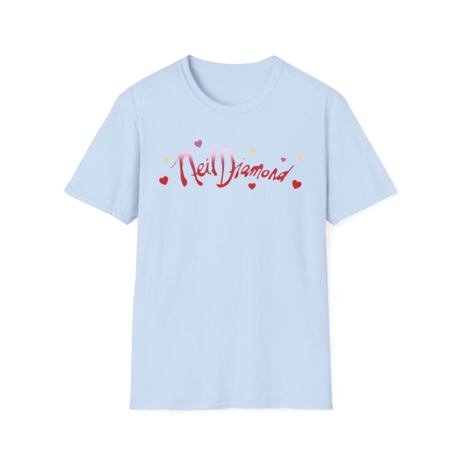 Neil Diamond Logo Heart Unisex Softstyle T-Shirt