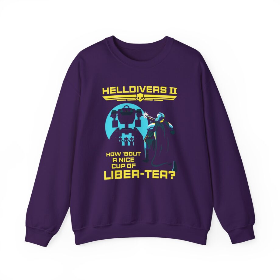 Helldivers Cup of Liber-tea Unisex Heavy Blend™ Crewneck Sweatshirt