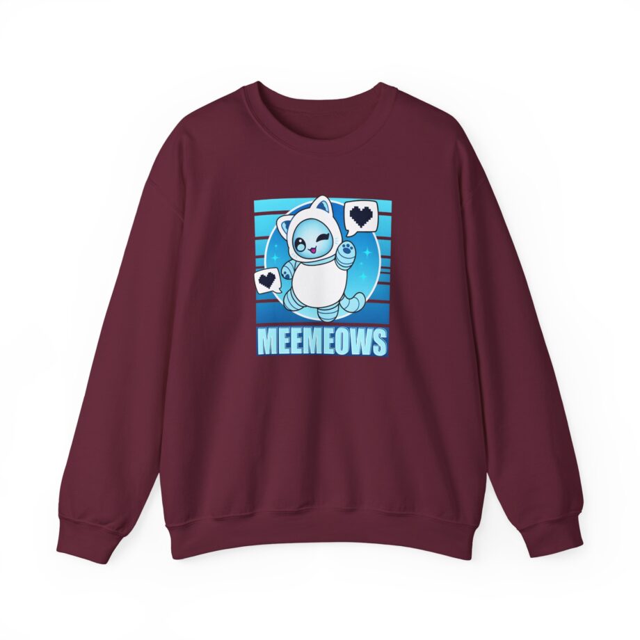Aphmau Robot Cat Unisex Heavy Blend™ Crewneck Sweatshirt