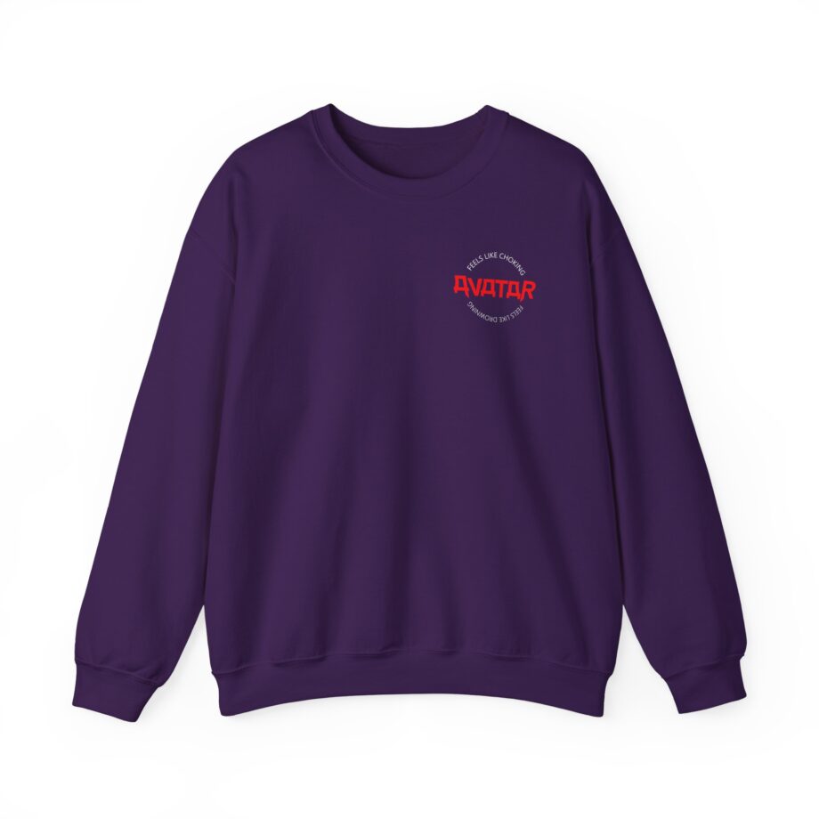 Avatar Band Cruel and Unusual Left Chest Unisex Heavy Blend™ Crewneck Sweatshirt