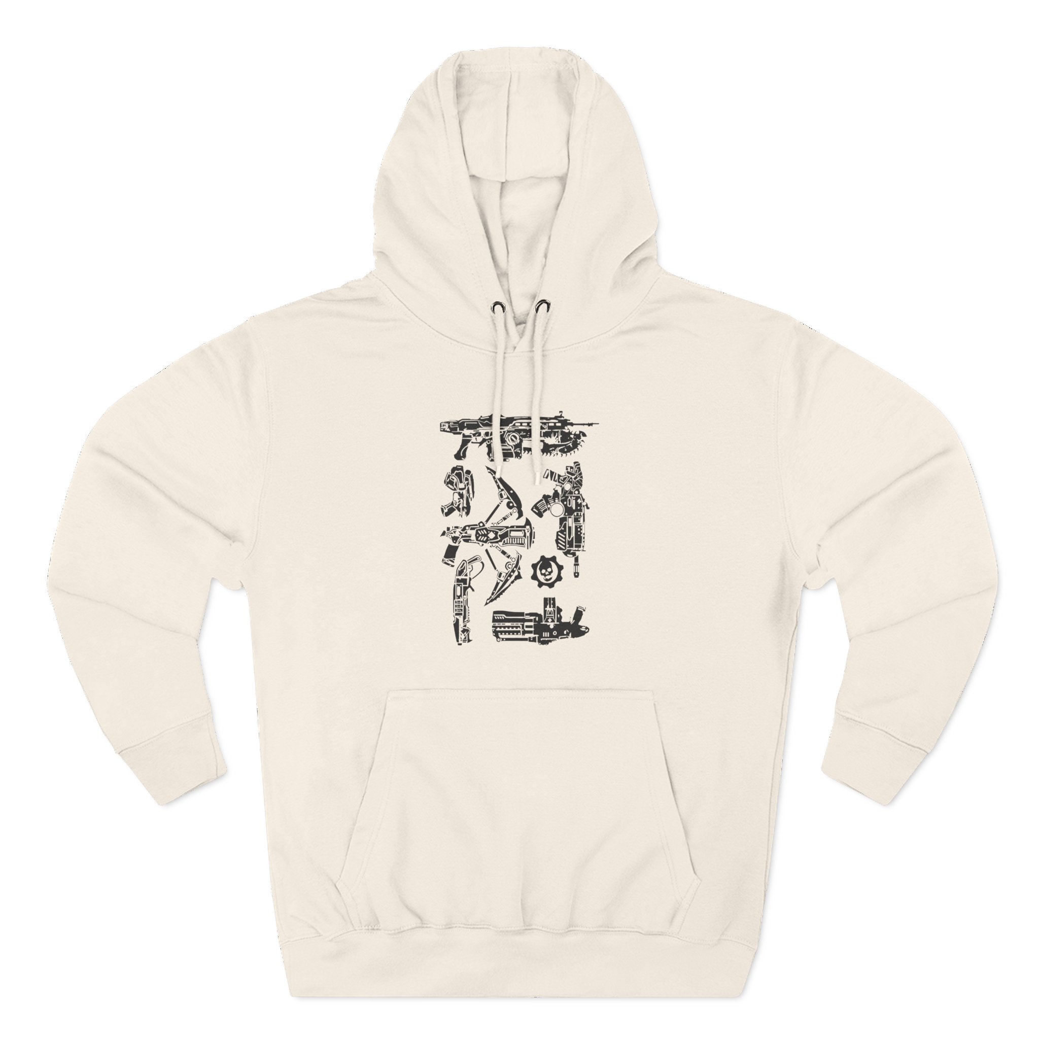 Gears of War Weapon Cover Three-Panel Fleece Hoodie