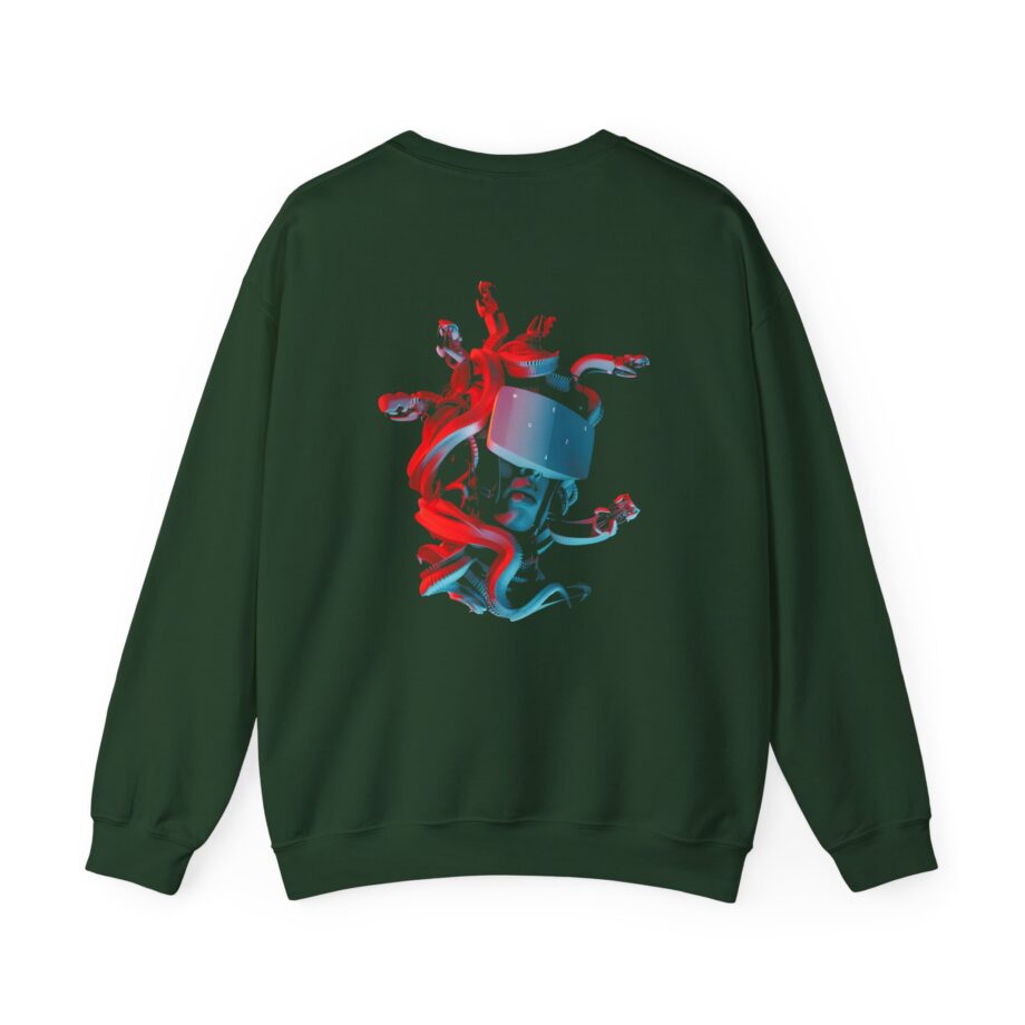 Meduza Multicolour Head Unisex Heavy Blend™ Crewneck Sweatshirt