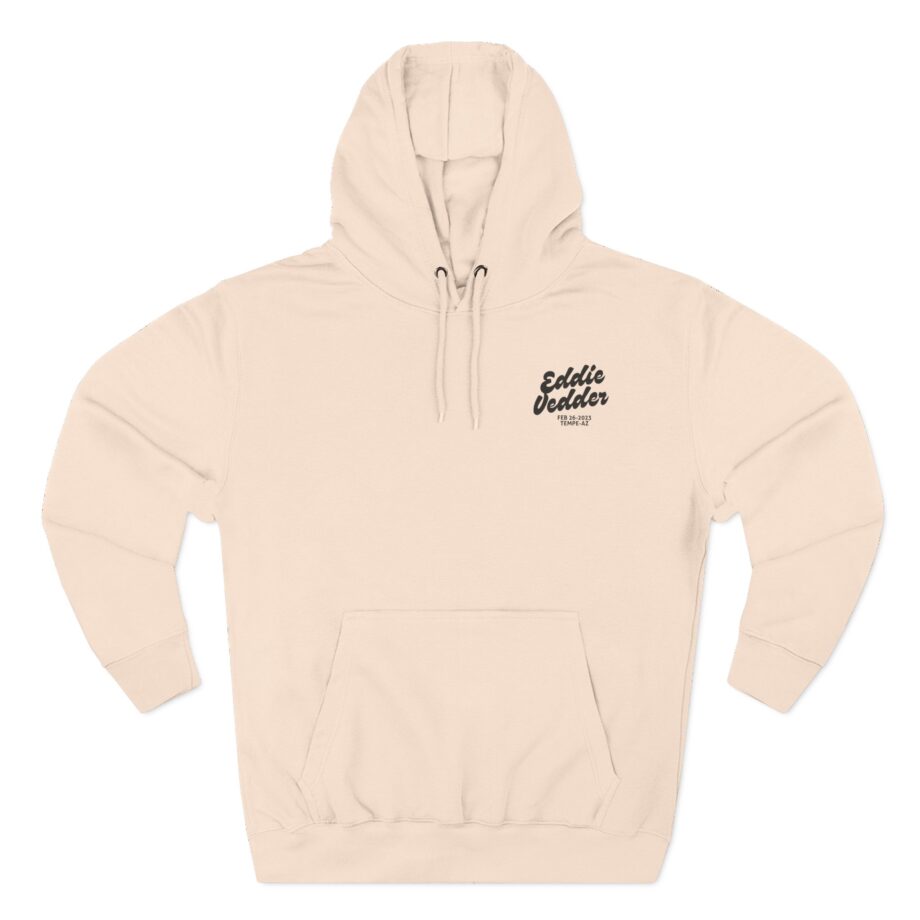 Eddie Vedder AZ Map Three-Panel Fleece Hoodie