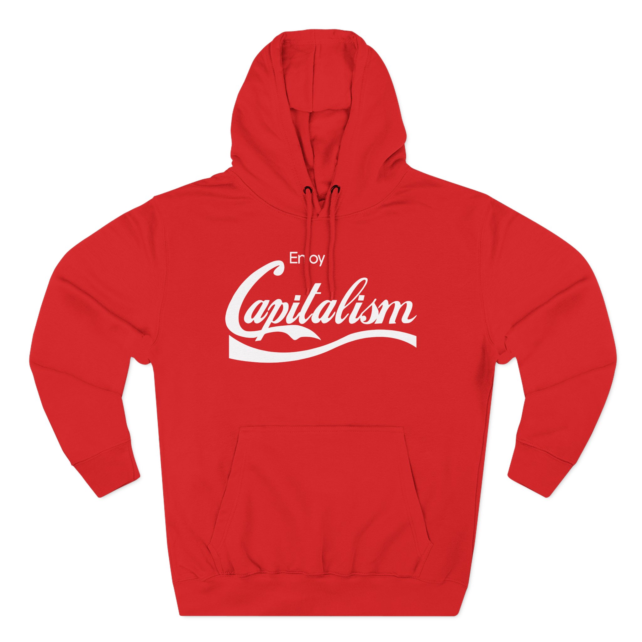 Valuetainment Enjoy Capitalism Three-Panel Fleece Hoodie