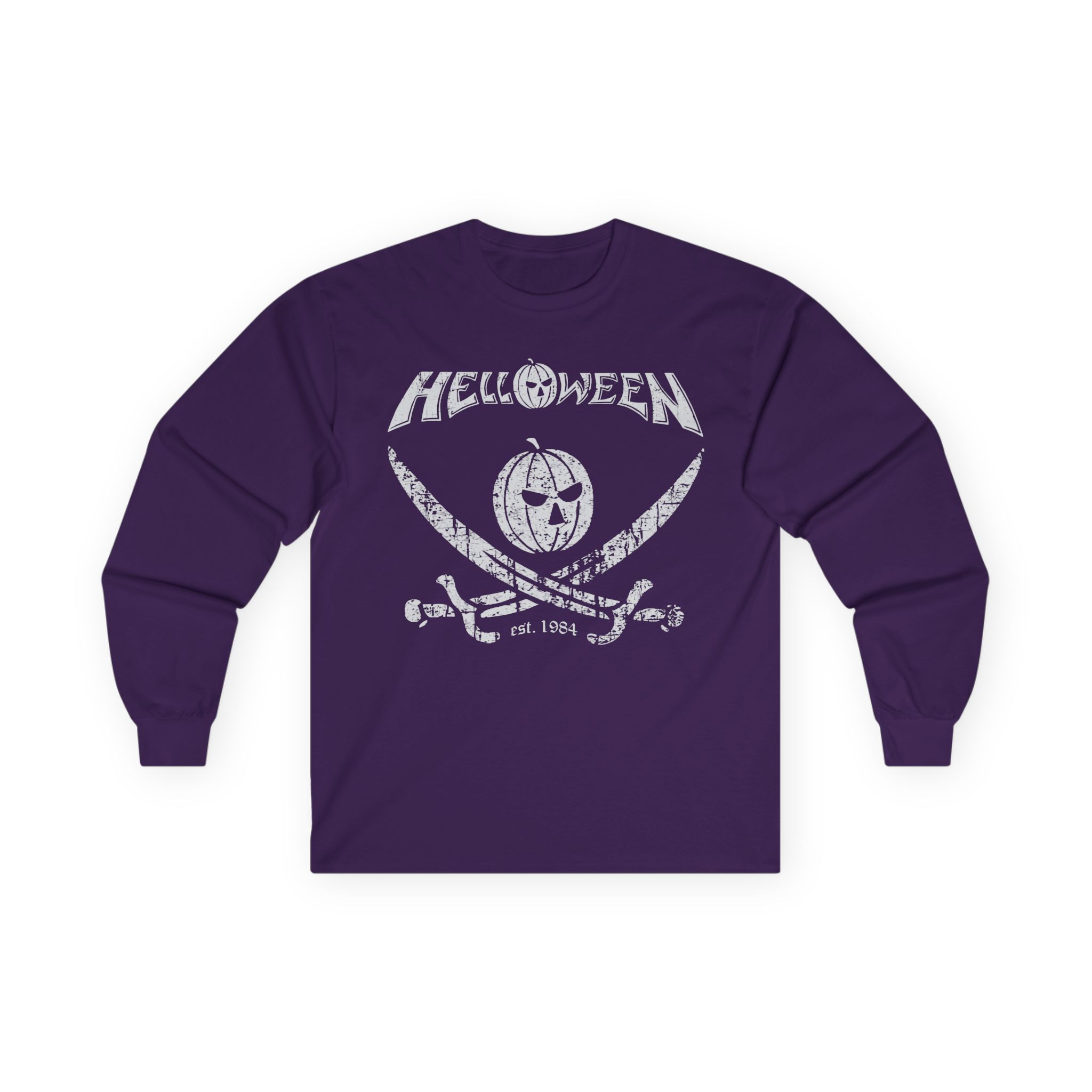Helloween Pirate Pumpkin Unisex Ultra Cotton Long Sleeve Tee