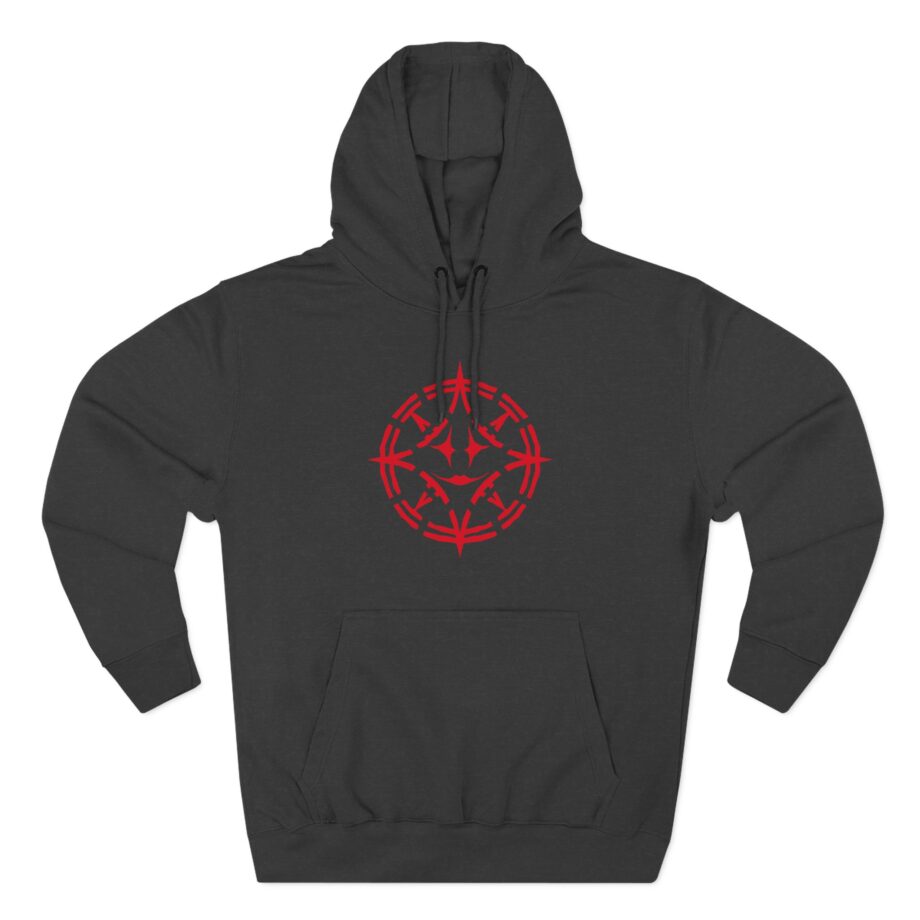 Avatar Band Dance Devil Dance Emblem Baseball Three-Panel Fleece Hoodie