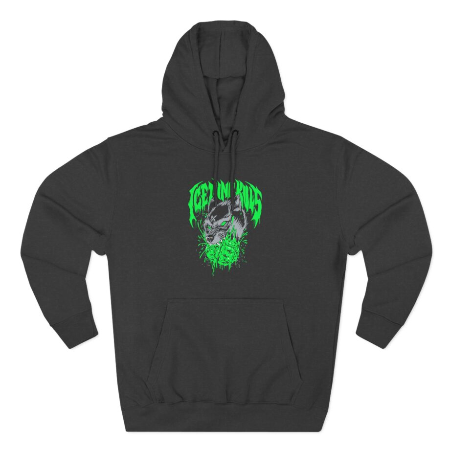 Ice Nine Kills Ink Wolf Three-Panel Fleece Hoodie
