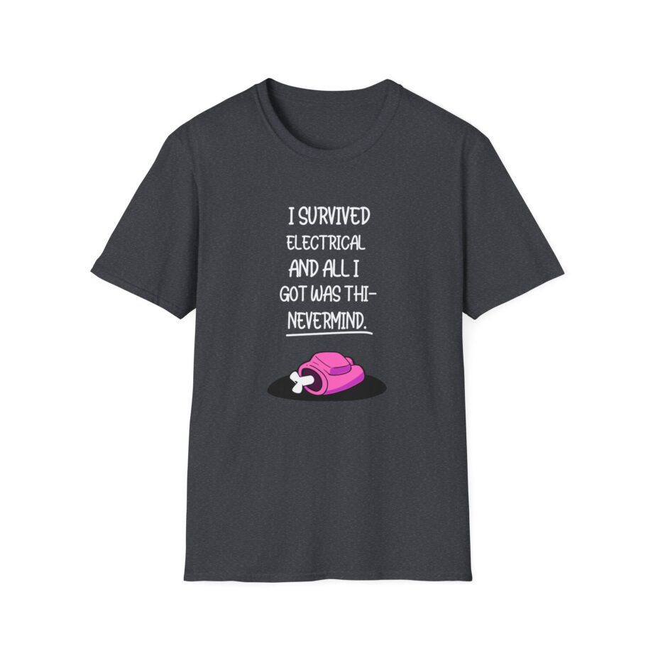 Among Us  Not Quite Survived Electrical Unisex Softstyle T-Shirt