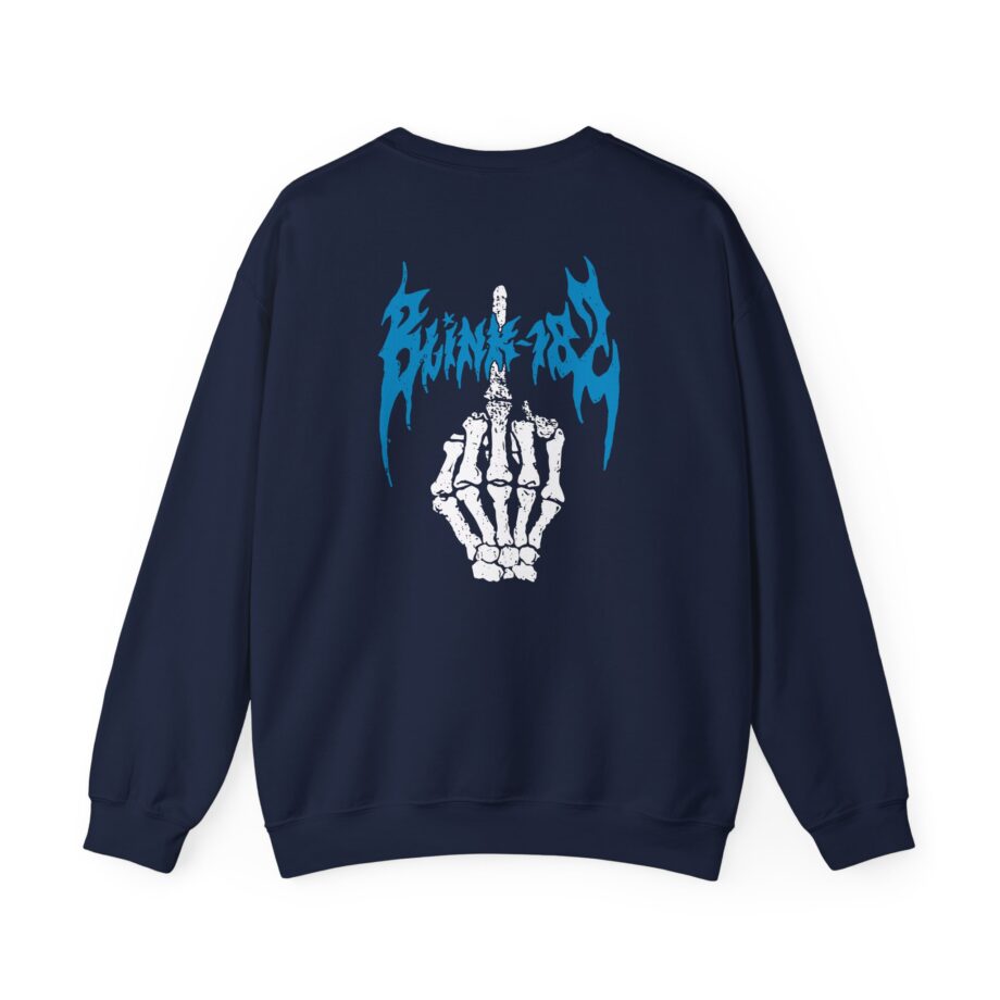 Blink 182 Middle Finger Unisex Heavy Blend™ Crewneck Sweatshirt
