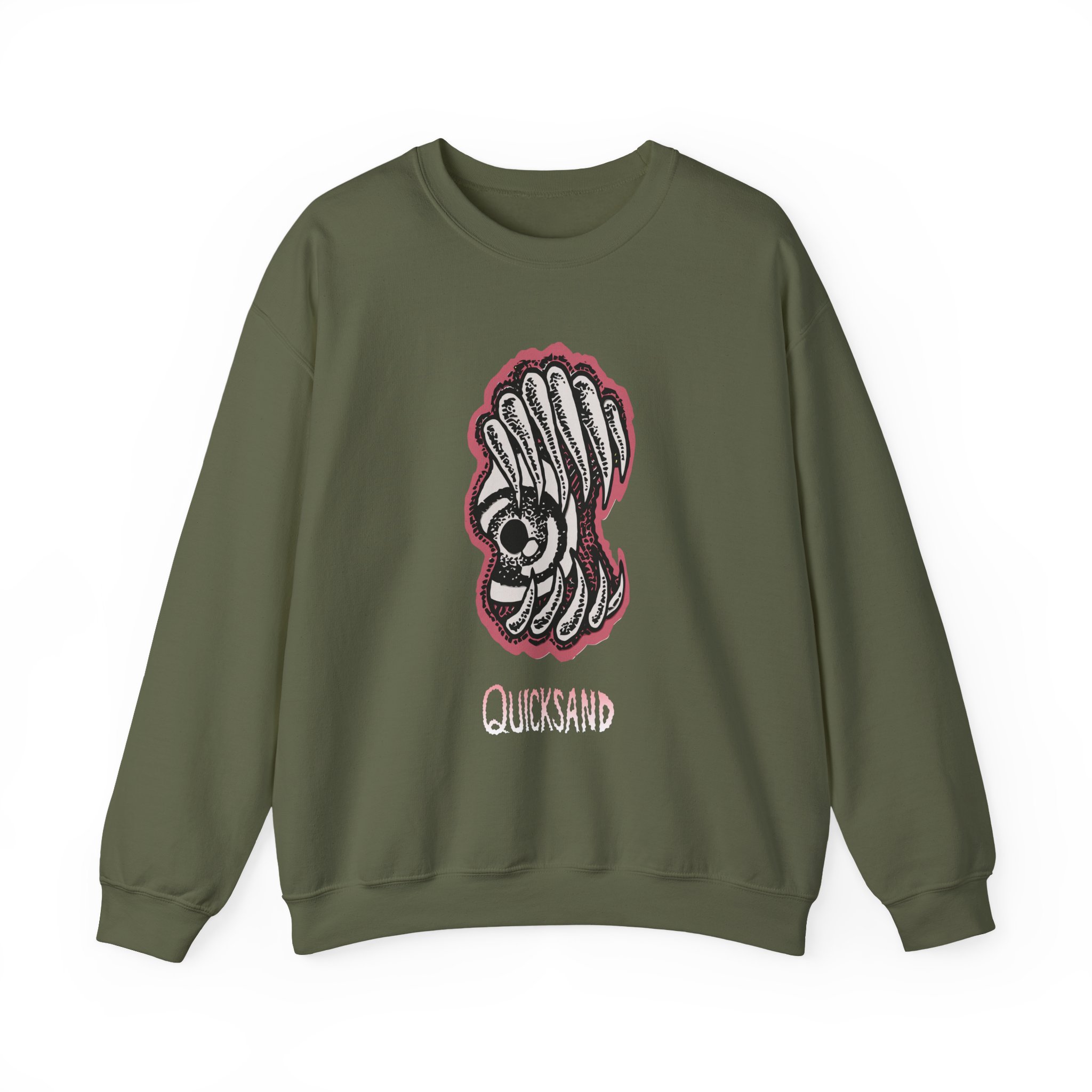 Quicksand Teeth Monster Unisex Heavy Blendâ„¢ Crewneck Sweatshirt