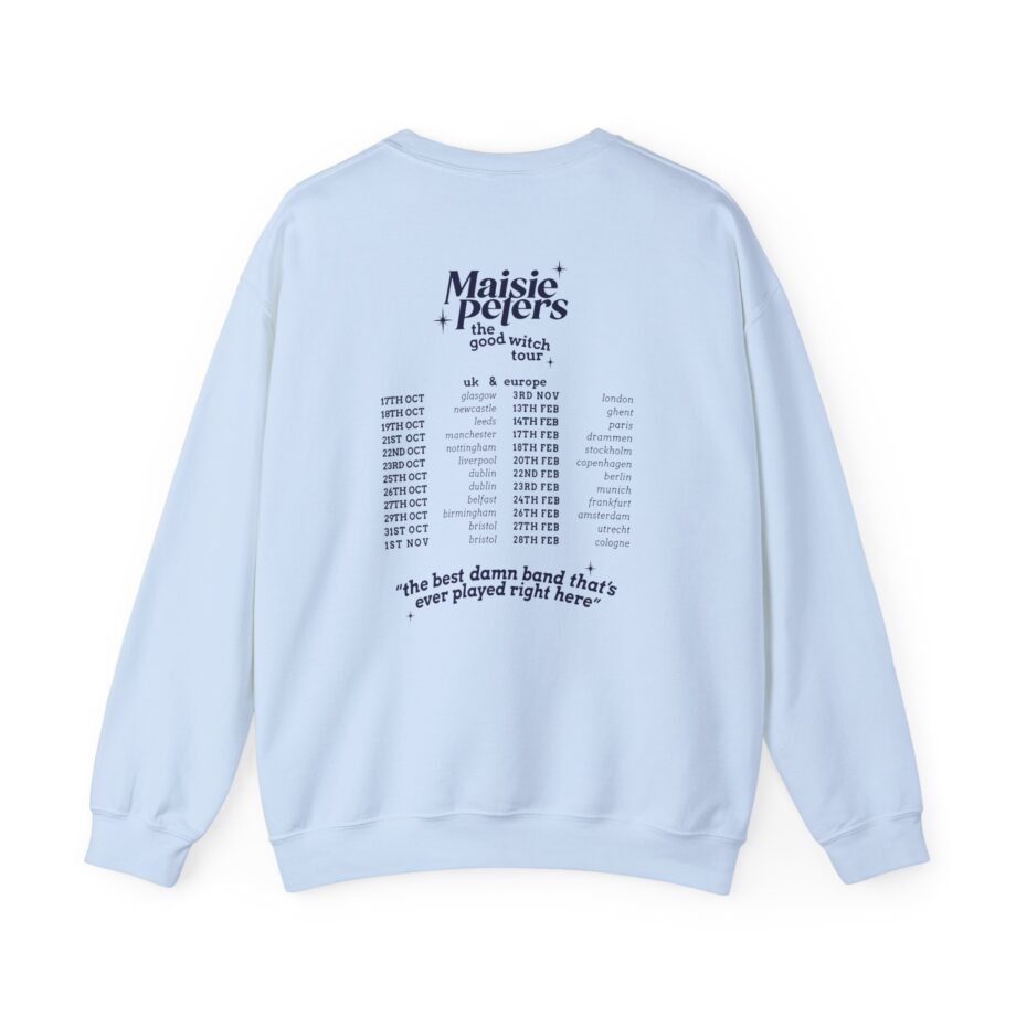 Maisie Peters the Good With Uk/eu 23/24 Tour Unisex Heavy Blend™ Crewneck Sweatshirt