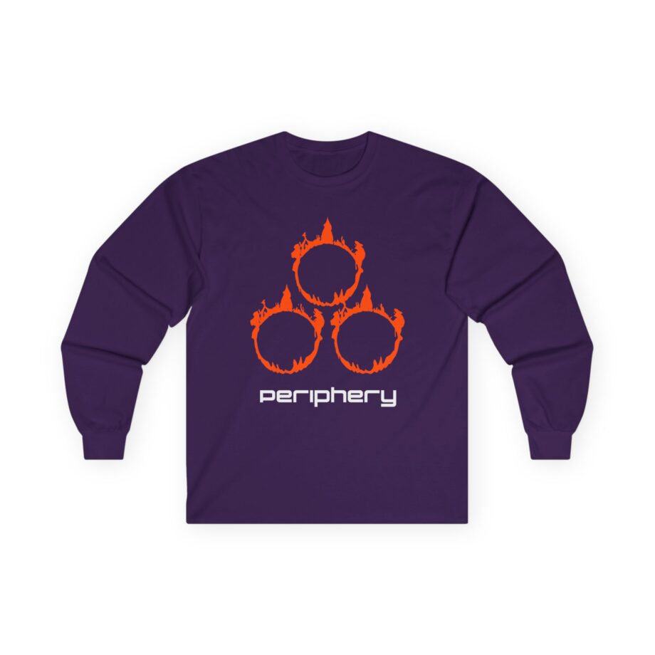 Periphery Circle Flames Unisex Ultra Cotton Long Sleeve Tee