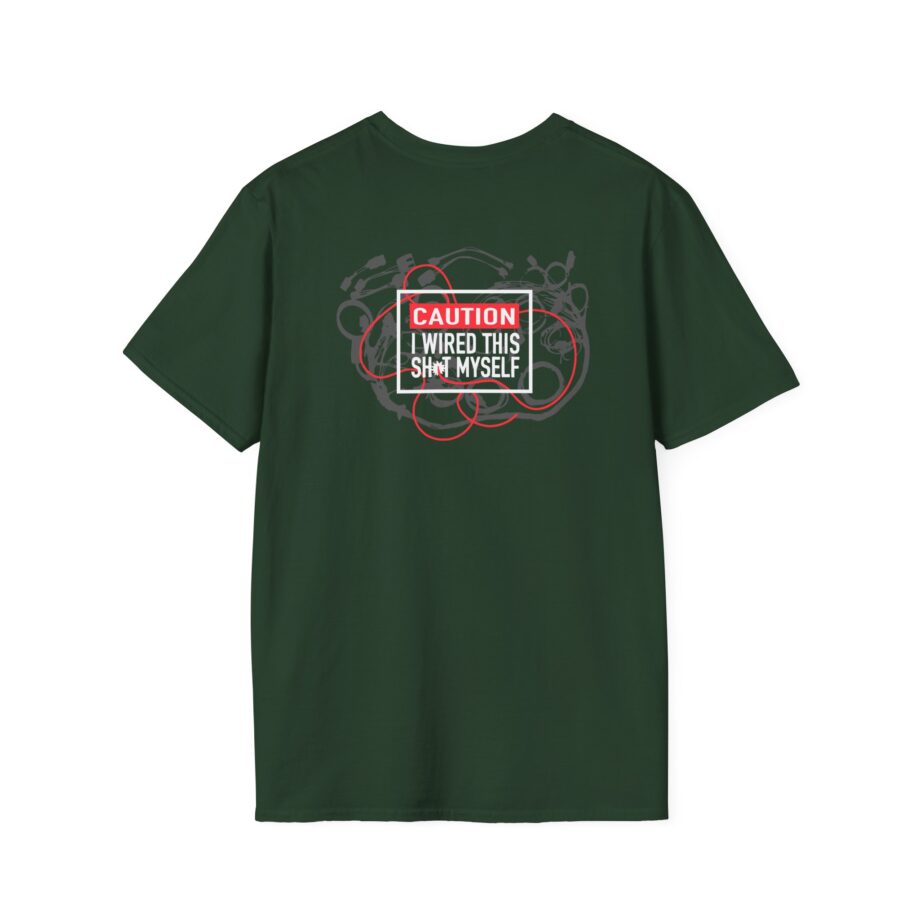 Cleetus Mcfarland Zack the Wiring Guy Caution Unisex Softstyle T-Shirt