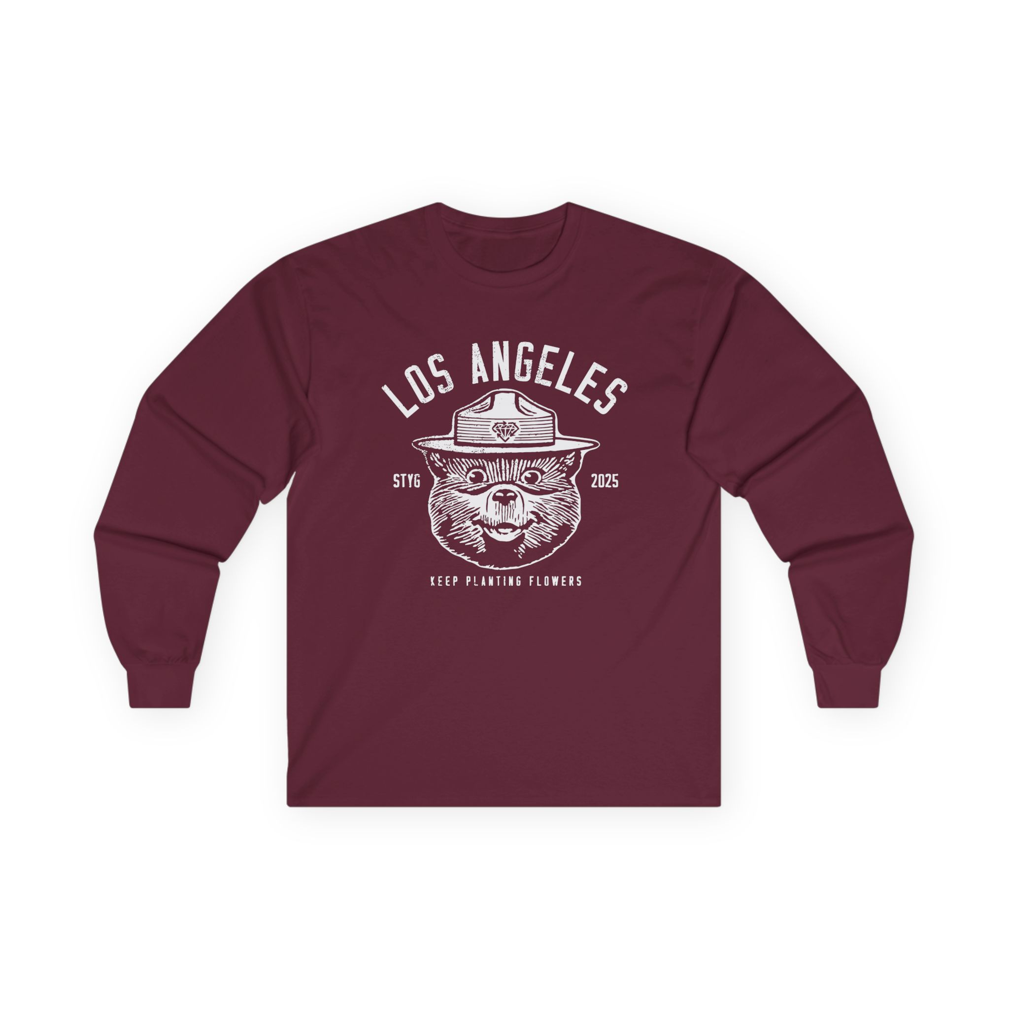 Stick to Your Guns Keep Planting Flowers Los Angeles Unisex Ultra Cotton Long Sleeve Tee