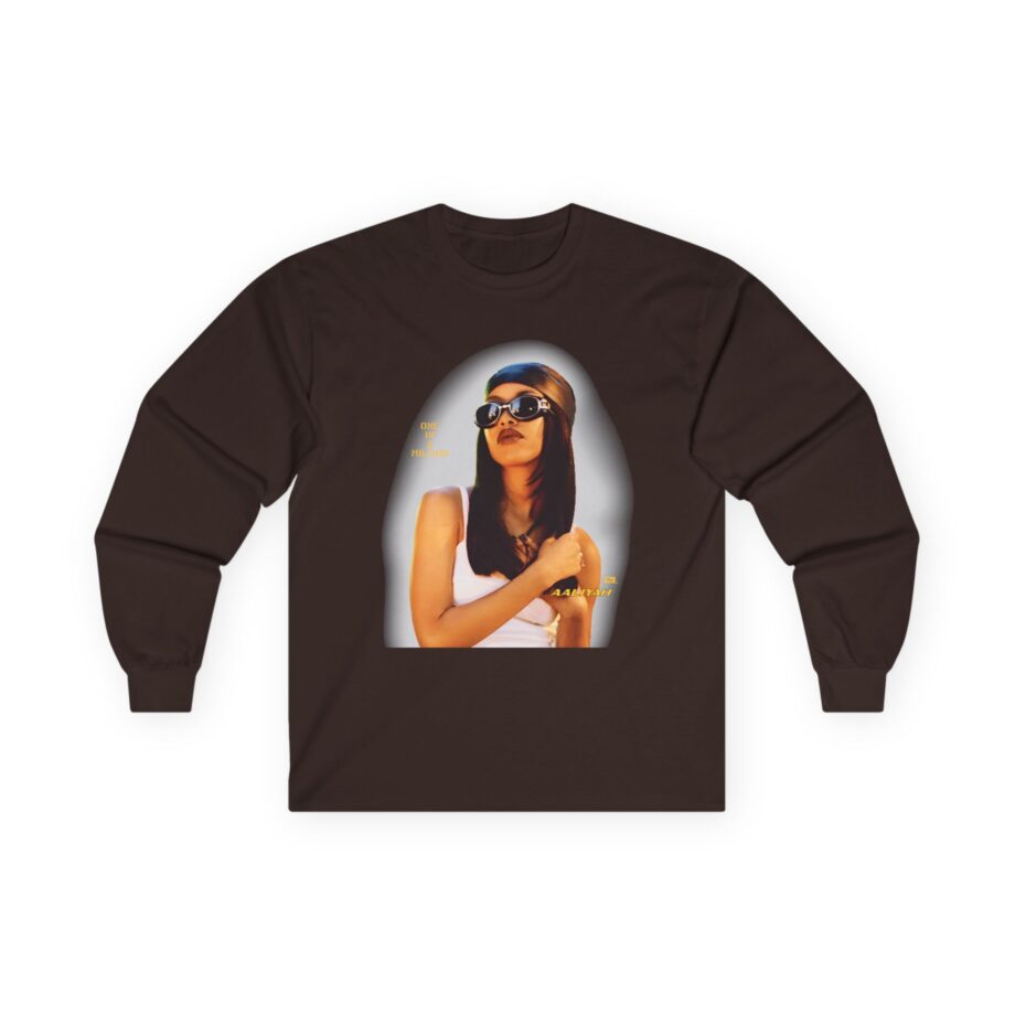 Aaliyah OIAM Portrait Unisex Ultra Cotton Long Sleeve Tee
