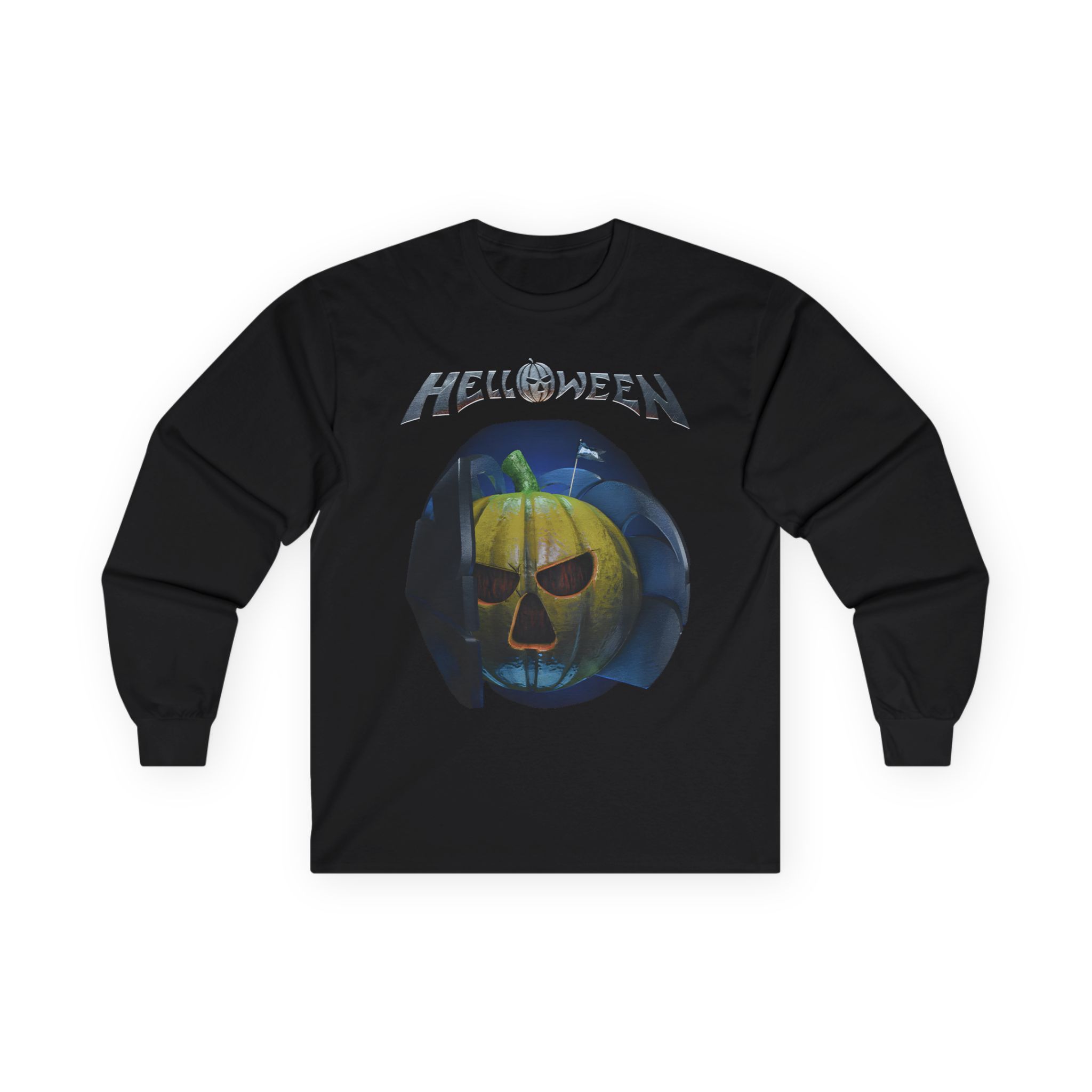 Helloween United Forces Pumpkin Unisex Ultra Cotton Long Sleeve Tee