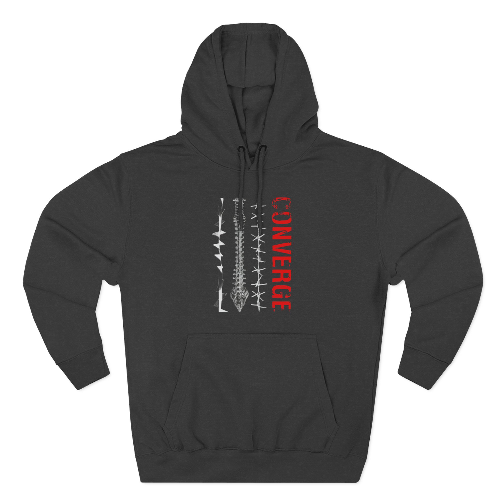 Converge Spine Three-Panel Fleece Hoodie