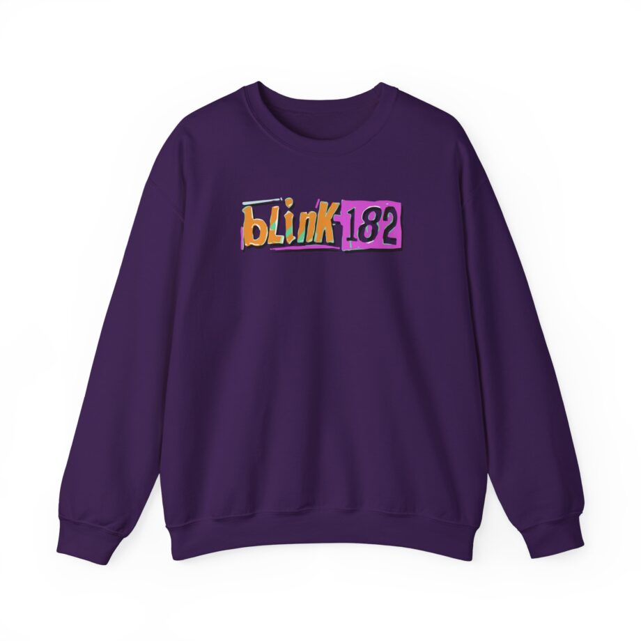 Blink 182 Logo Green Unisex Heavy Blend™ Crewneck Sweatshirt